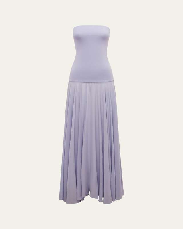 Illi Strapless Drop-Waist Dress